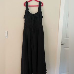 Black flowy Maxy dress , on trend